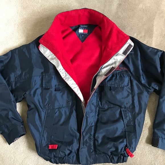 Tommy Hilfiger Jacket Size Large Vintage Spell Out - Picture 5 of 8